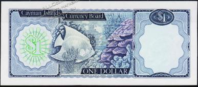 Каймановы острова 1 доллар 1971г. P.1а - UNC - Каймановы острова 1 доллар 1971г. P.1а - UNC