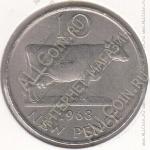 27-17 Гернси 10 новых пенсов 1968г. КМ # 24 медно-никелевая 11,31гр. 28,52мм