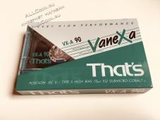 Аудио Кассета THAT’S VX-A 90 TYPE II 1993 год.  / Япония / - Аудио Кассета THAT’S VX-A 90 TYPE II 1993 год.  / Япония /