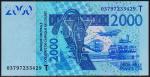 Того 2000 франков 2003г. P.816T.а - UNC
