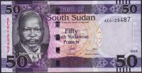 Южный Судан 50 фунтов 2015г. P.NEW - UNC