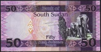 Южный Судан 50 фунтов 2015г. P.NEW - UNC - Южный Судан 50 фунтов 2015г. P.NEW - UNC