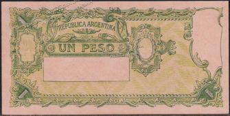 Аргентина 1 песо 1947(48-51г.) P.257 UNC "М" - Аргентина 1 песо 1947(48-51г.) P.257 UNC "М"