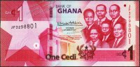 Банкнота Гана 1 седи 2019 года. P.NEW - UNC