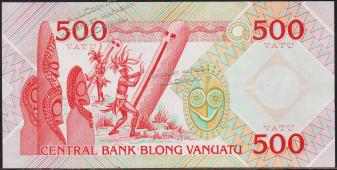 Вануату 500 вату 1982г. P.2 UNC - Вануату 500 вату 1982г. P.2 UNC