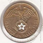 21-32 Германия 5 рейхспфеннигов 1938г. КМ # 91 F алюминий-бронза 2,44гр. 18,1мм