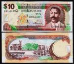Барбадос 10 долларов 2007(09)г. P.68в - UNC