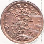 33-7 Ангола 50 сентаво 1957г. КМ # 75 UNC бронза 4,0гр. 20мм