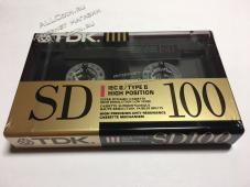 Аудио Кассета TDK SD 100 TYPE II  1990 год.  / Япония / - Аудио Кассета TDK SD 100 TYPE II  1990 год.  / Япония /