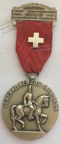 #185 Швейцария спорт Медаль Знаки
