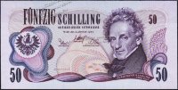 Банкнота Австрия 50 шиллингов 1970 (1983) года. P.144 UNC