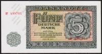 ГДР (Германия) 5 марок 1955г. P.17 UNC 