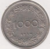 25-46 Австрия 1000 крон 1924г. - 25-46 Австрия 1000 крон 1924г.