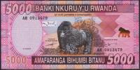 Руанда 5000 франков 2014г. P.41 UNC