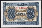  Банкнота ГДР (Германия) 50 пфенингов 1948 года. P.8в - UNC 