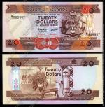Соломоновы острова 20 долларов 1986г. P.16 UNC