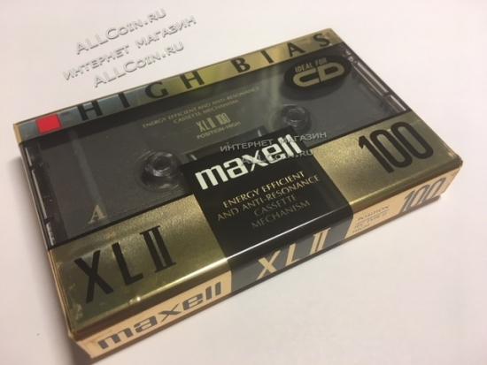 Аудио Кассета MAXELL XL II 100 TYPE II 1994  год. / Япония / Новая. Запечатанная. Из Блока.