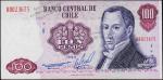 Банкнота Чили 100 песо 1980 года. P.152в(4) - XF+