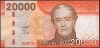 Чили 20.000 песо 2011г. P.165в - UNC 