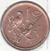 21-115 Южная Африка 1 цент 1976г. КМ # 91 бронза 3,0гр. 19мм - 21-115 Южная Африка 1 цент 1976г. КМ # 91 бронза 3,0гр. 19мм