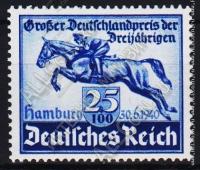  Германия 3й Рейх 1 марка п/с 1940г. Uni #671 MNH OG** 