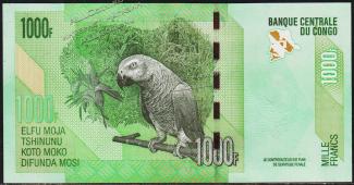 Конго 1000 франков 2005(12г.) Р.101а - UNC  - Конго 1000 франков 2005(12г.) Р.101а - UNC 
