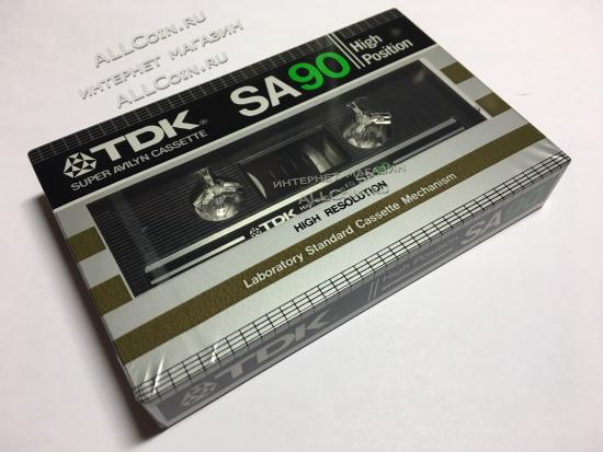 Аудио Кассета TDK SA 90 TYPE II  1992 год.  / США / Новая. Запечатанная. Из Блока.