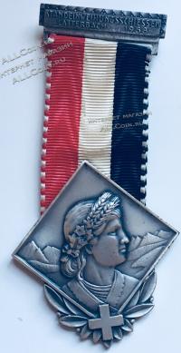 #081 Швейцария спорт Медаль Знаки