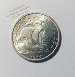 Монета Португалия 10 эскудо 1955 года. СЕРЕБРО. ОРИГИНАЛ. ШТЕМПЕЛЬНЫЙ БЛЕСК!!! (2-74)
