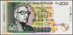 Маврикий 200 рупий 1998г. P.45 UNC