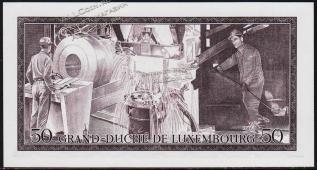 Люксембург 50 франков 1972г. P.55в - UNC - Люксембург 50 франков 1972г. P.55в - UNC