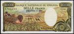 Руанда 1000 франков 1978г. P.14а - UNC-