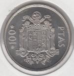  Испания 100 песет 1975(76г.) КМ#810 UNC медь-никель 17,10гр. 34,2мм. (арт157)