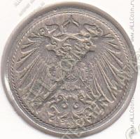 10-111 Германия 10 пфеннигов 1906г. КМ # 12 D медно-никелевая 4,0гр. 21мм