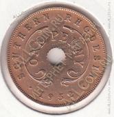8-162 Южная Родезия 1 пенни 1952г. КМ #25 бронза - 8-162 Южная Родезия 1 пенни 1952г. КМ #25 бронза