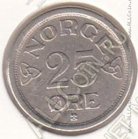 32-152 Норвегия 25 эре 1954г. КМ # 401 медно-никелевая 2,4гр. 17мм