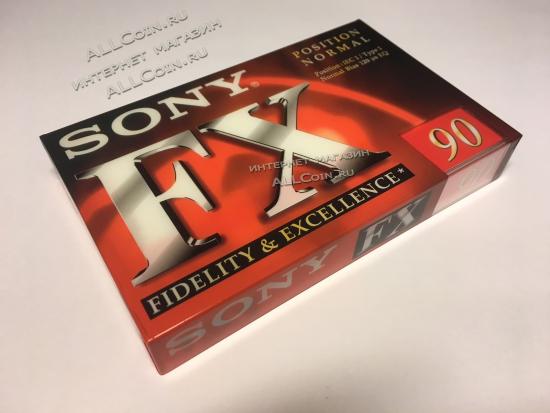 Аудио Кассета SONY FX 90 1988г. / Таиланд / Новая. Запечатанная. Из Блока.
