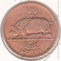 9-162 Ирландия 1/2 пенни 1953г. КМ # 10 бронза 5,67гр. 25,5мм