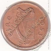 9-162 Ирландия 1/2 пенни 1953г. КМ # 10 бронза 5,67гр. 25,5мм - 9-162 Ирландия 1/2 пенни 1953г. КМ # 10 бронза 5,67гр. 25,5мм
