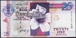 Банкнота Сейшельские острова 25 рупий 1998 года. Р.37а - UNC
