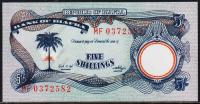 Банкнота Биафра 5 шиллингов 1968 - 1969 года. P.3а - UNC