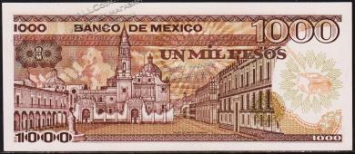 Мексика 1.000 песо 1985г. P.85(6) - UNC - Мексика 1.000 песо 1985г. P.85(6) - UNC