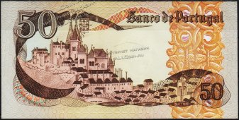 Банкнота Португалия 50 эскудо 1980 года. P.174в(6) - UNC - Банкнота Португалия 50 эскудо 1980 года. P.174в(6) - UNC