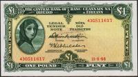 Ирландия Республика 1 фунт 1964г. P.64а(3) - UNC-