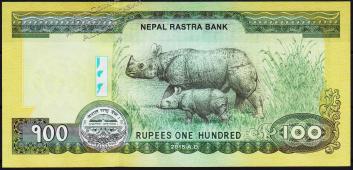 Непал 100 рупий 2015г. P.NEW - UNC - Непал 100 рупий 2015г. P.NEW - UNC