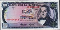 Колумбия 100 песо 1974г. P.415(2) - UNC