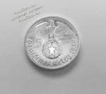 Монета Германия Рейх 5 марок 1938Е года. СЕРЕБРО. ОРИГИНАЛ. СОСТОЯНИЕ !!! (2-104)