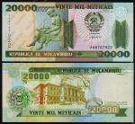 Мозамбик 20.000 метикал 1999г. Р.140 UNC 