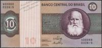 Банкнота Бразилия 10 крузейро 1970 года. Р.193а - UNC