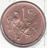 21-118 Южная Африка 1 цент 1967г. КМ # 65.2 бронза 3,0гр. 19мм